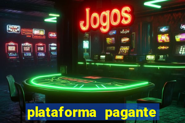 plataforma pagante fortune tiger